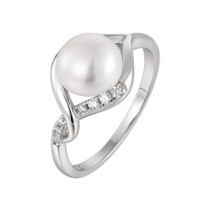 925 silver pearl ring-ML01135F