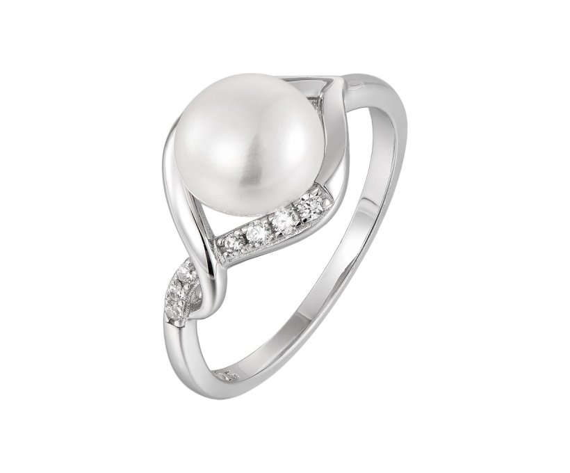 925 silver pearl ring-ML01135F 925 silver pearl ring-ML01135F