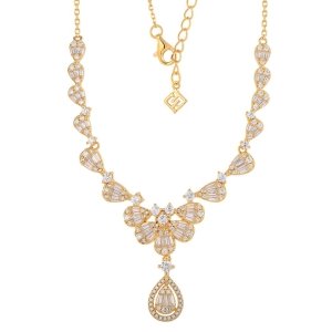 Gold-plated-luxury-silver-necklace-MN01243B