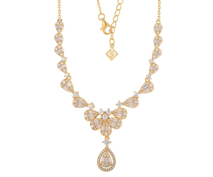 Gold-plated-luxury-silver-necklace-MN01243B