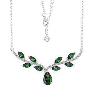 Green-zircon-925-sterling-silver-necklace