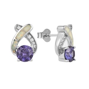 Sterling Silver Earrings MED0064E