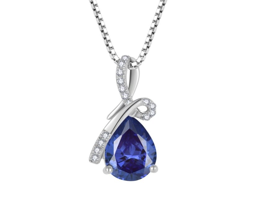 Tanzanite 925 sterling silver necklace MP00666J Tanzanite 925 sterling silver necklace MP00666J